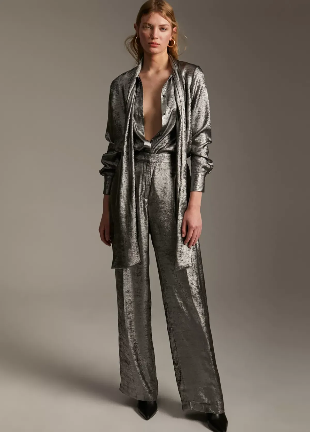 Discount Blusa laminada lazada Camisas Y Blusas