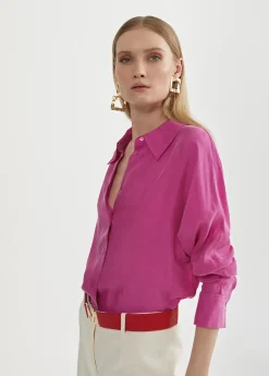 Outlet Blusa monocolor Camisas Y Blusas