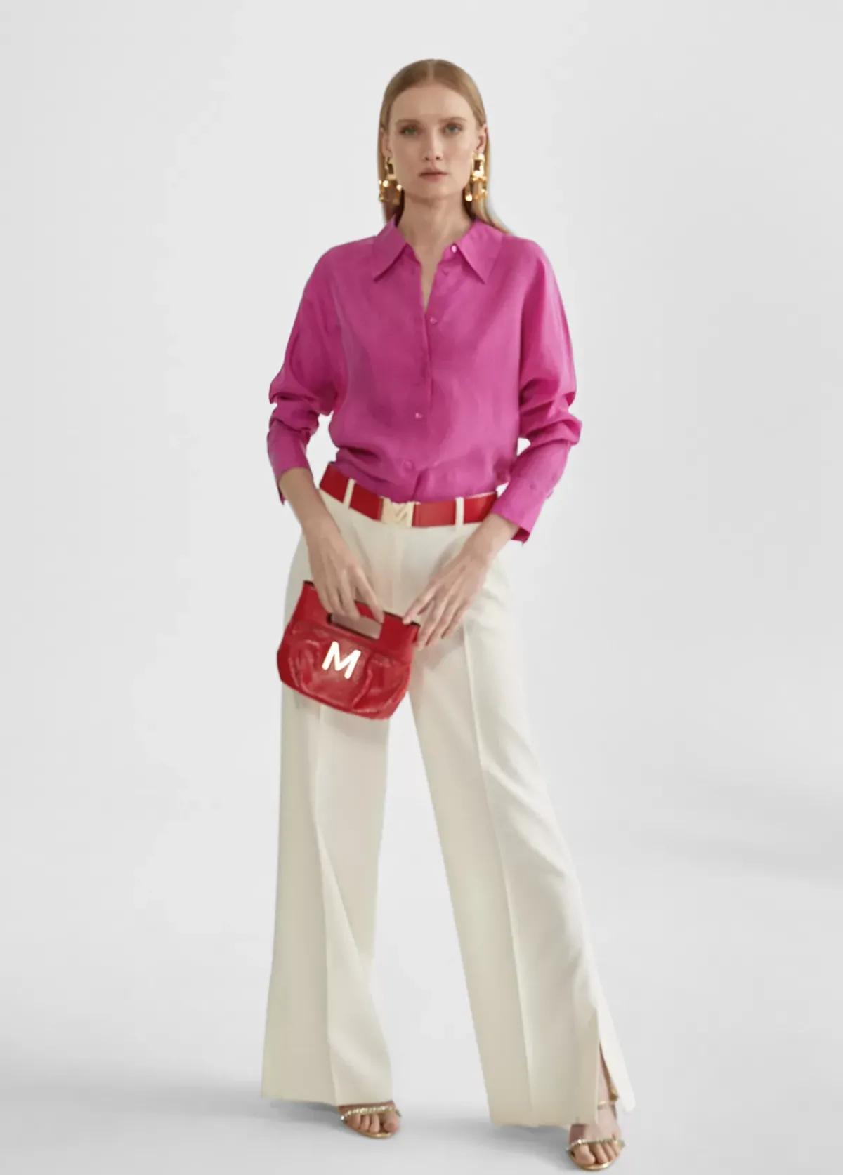 Outlet Blusa monocolor Camisas Y Blusas