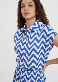 Hot Blusa rayas zig zag Camisas Y Blusas