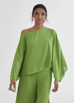 Hot Blusa/capa satinada Camisas Y Blusas