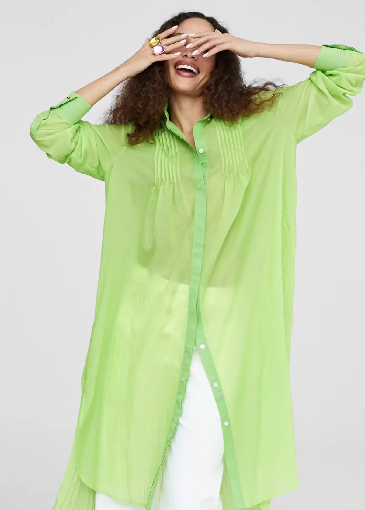 Best Blusón largo aberturas Camisas Y Blusas|Americanas Y Blazers