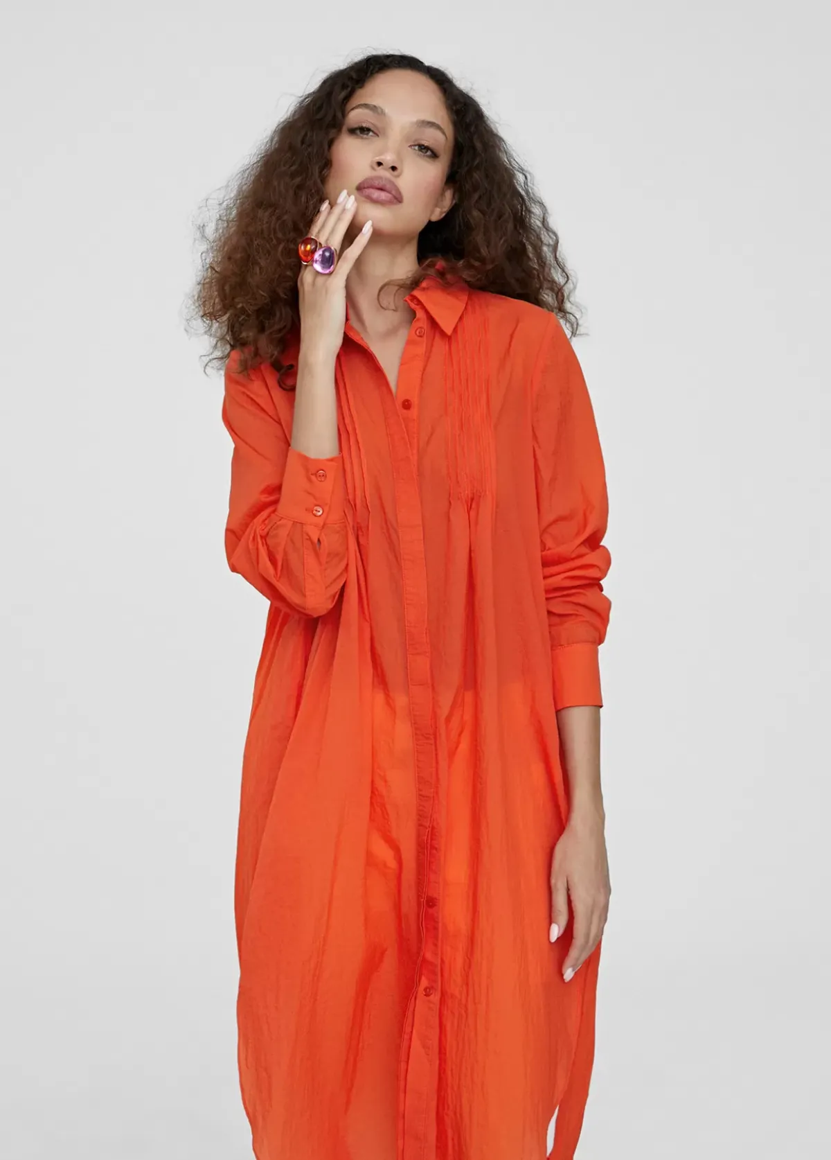 Hot Blusón largo aberturas Camisas Y Blusas|Americanas Y Blazers