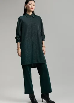 Discount Blusón largo de punto lúrex Camisas Y Blusas