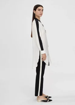 Outlet Blusón largo detalle manga Camisas Y Blusas