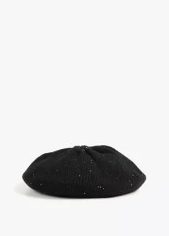 Clearance Boina con lentejuelas Gorros Sombreros Y Guantes