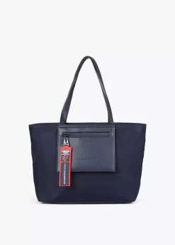 Clearance Bolso azul marino edición limitada - Lola Casademunt Bolsos Shopper|Bolsos De Hombro