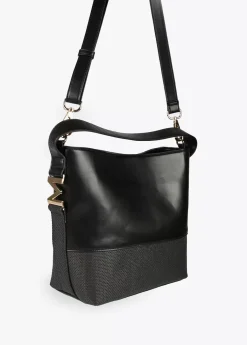 Online Bolso bandolera materiales combinados Bolsos