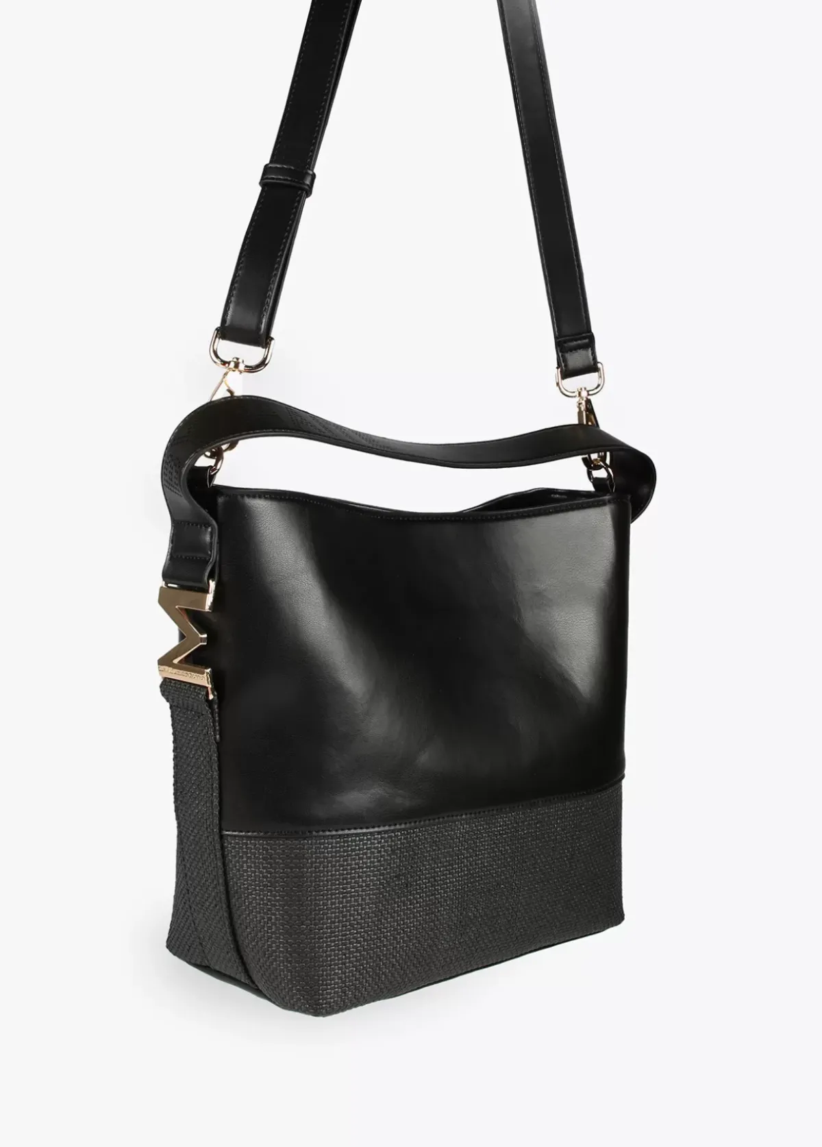 Online Bolso bandolera materiales combinados Bolsos