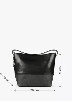 Online Bolso bandolera materiales combinados Bolsos