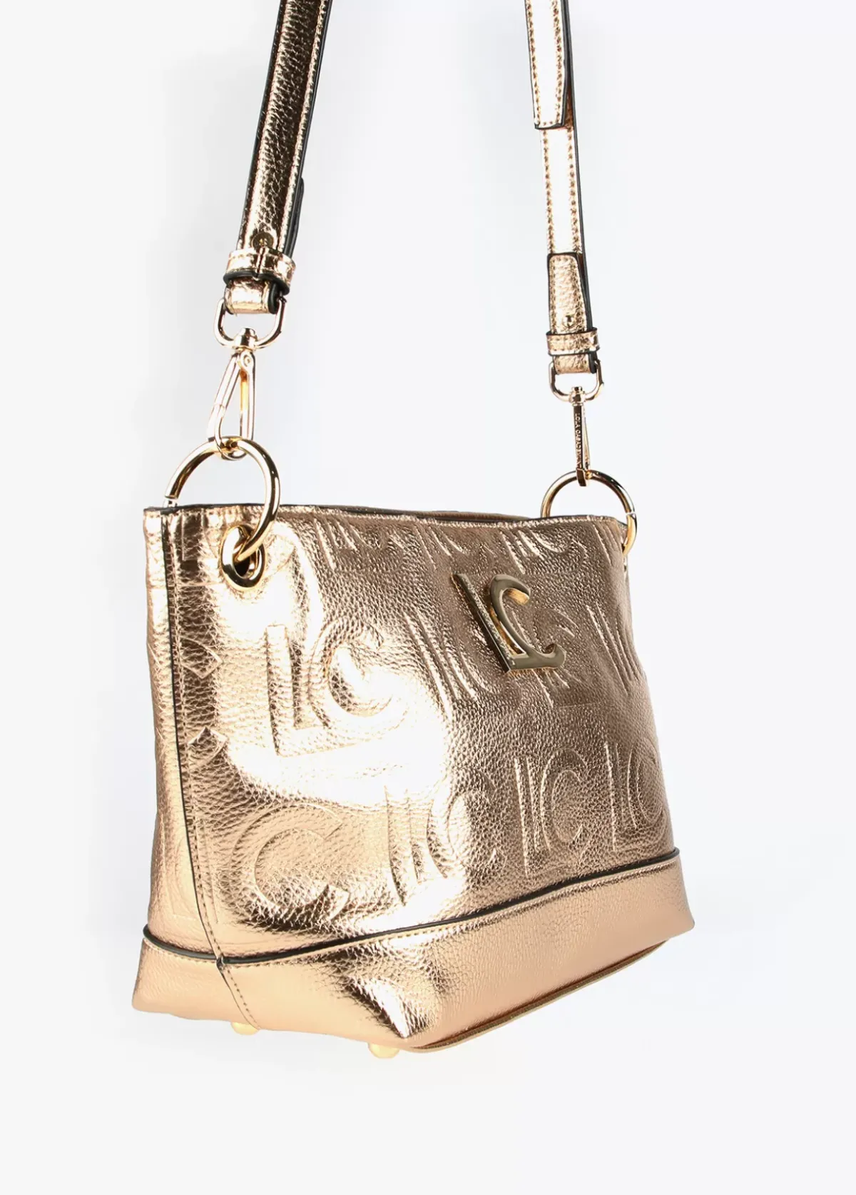Online Bolso bandolera monograma metalizado Bandoleras|Bolsos Pequeños