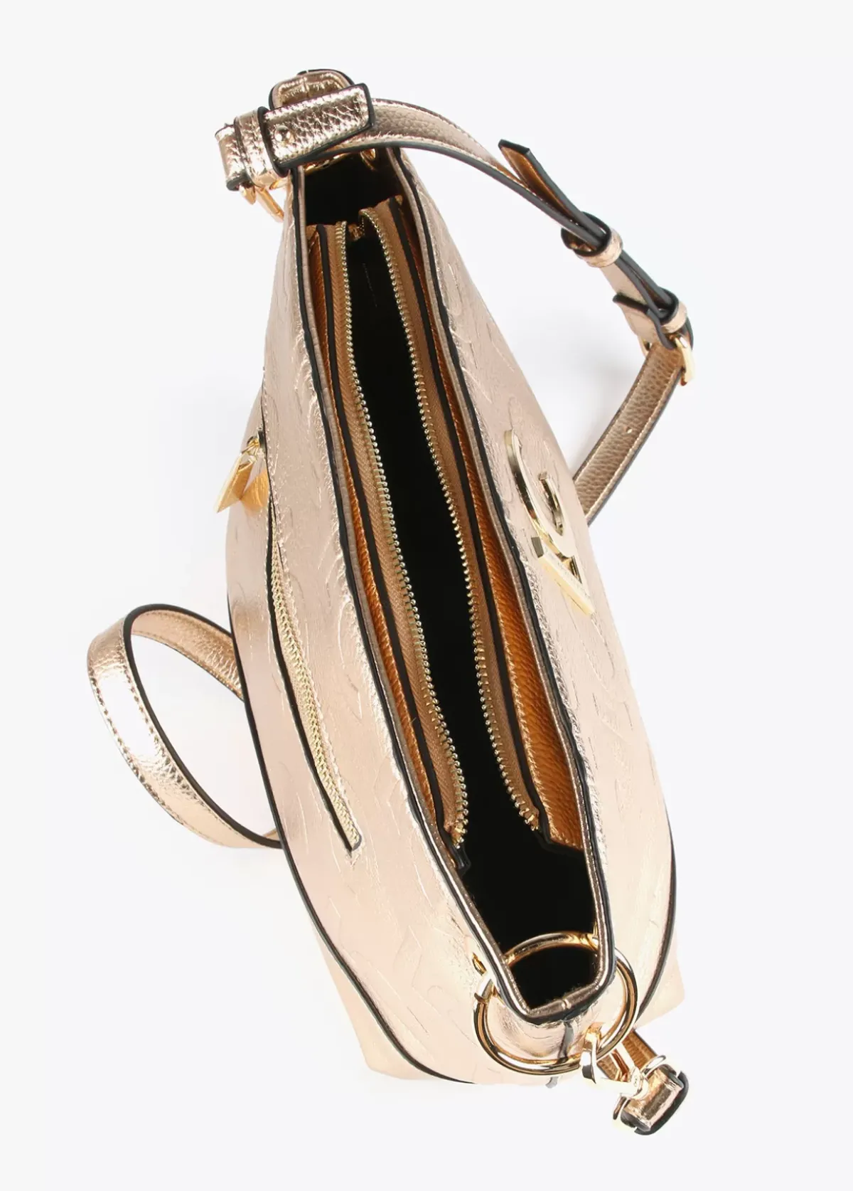 Online Bolso bandolera monograma metalizado Bandoleras|Bolsos Pequeños