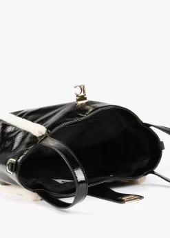 Best Bolso efecto piel brillante Bolsos Shopper|Bolsos De Hombro