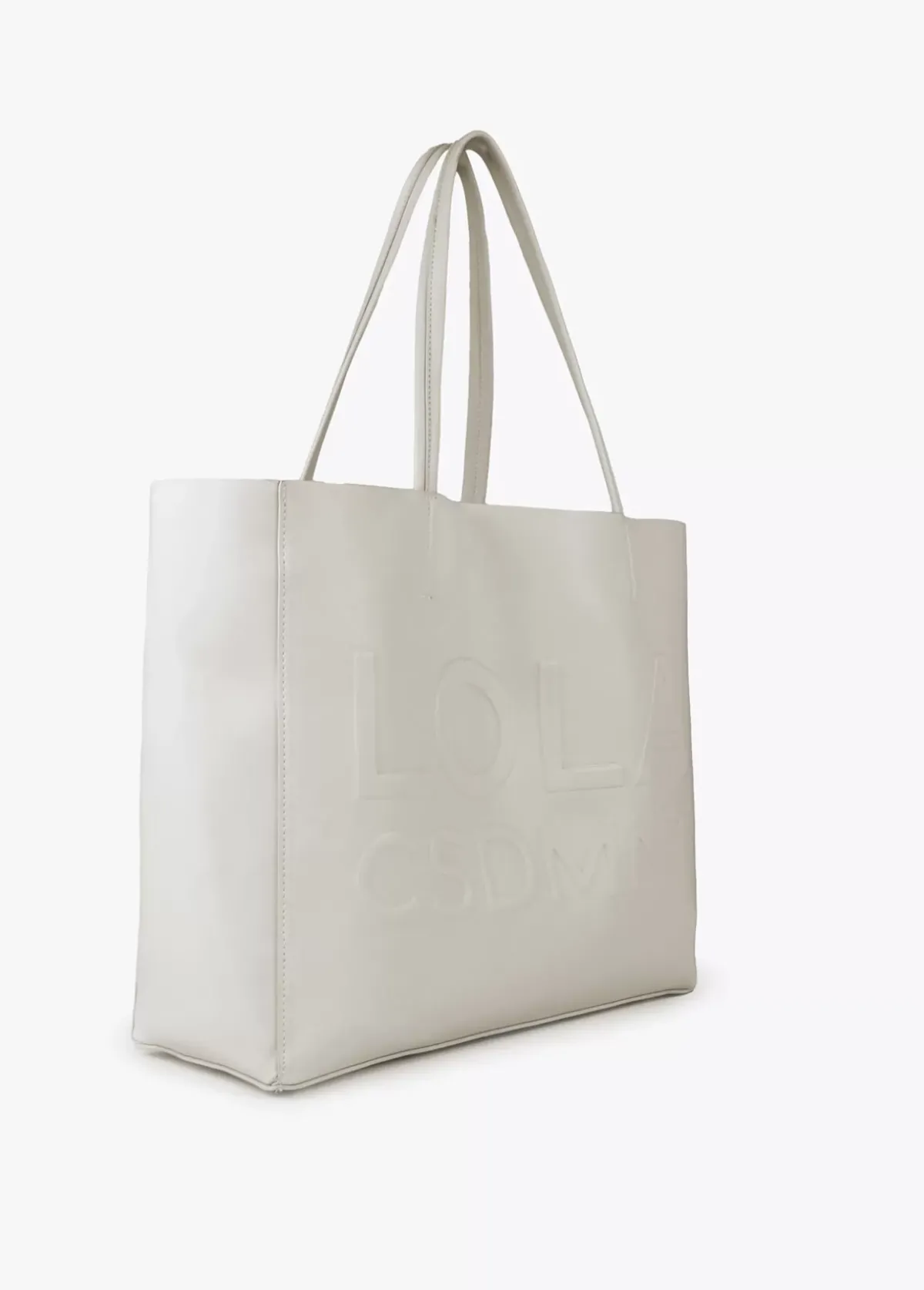 Outlet Bolso shopper con logo en relieve. Bolsos