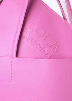 Bolso shopper con logo en relieve Bolsos