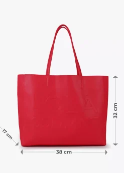Clearance Bolso shopper con logo en relieve Bolsos