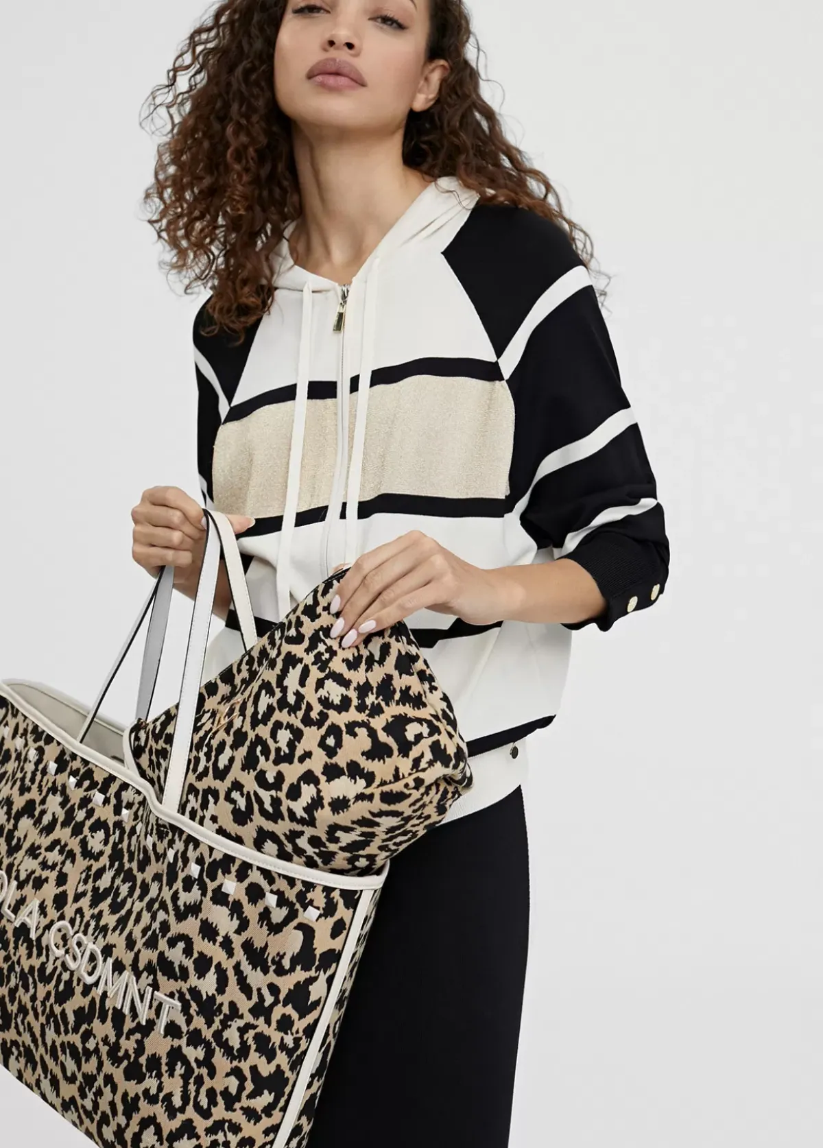 Discount Bolso shopper loneta animal print Bolsos