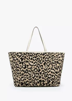 Discount Bolso shopper loneta animal print Bolsos