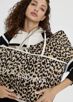 Discount Bolso shopper loneta animal print Bolsos