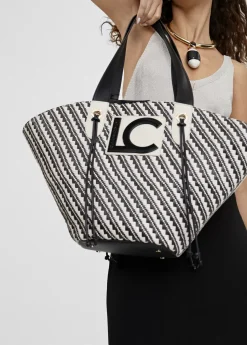 Sale Bolso tipo cesta en efecto rafia Bolsos|Baño