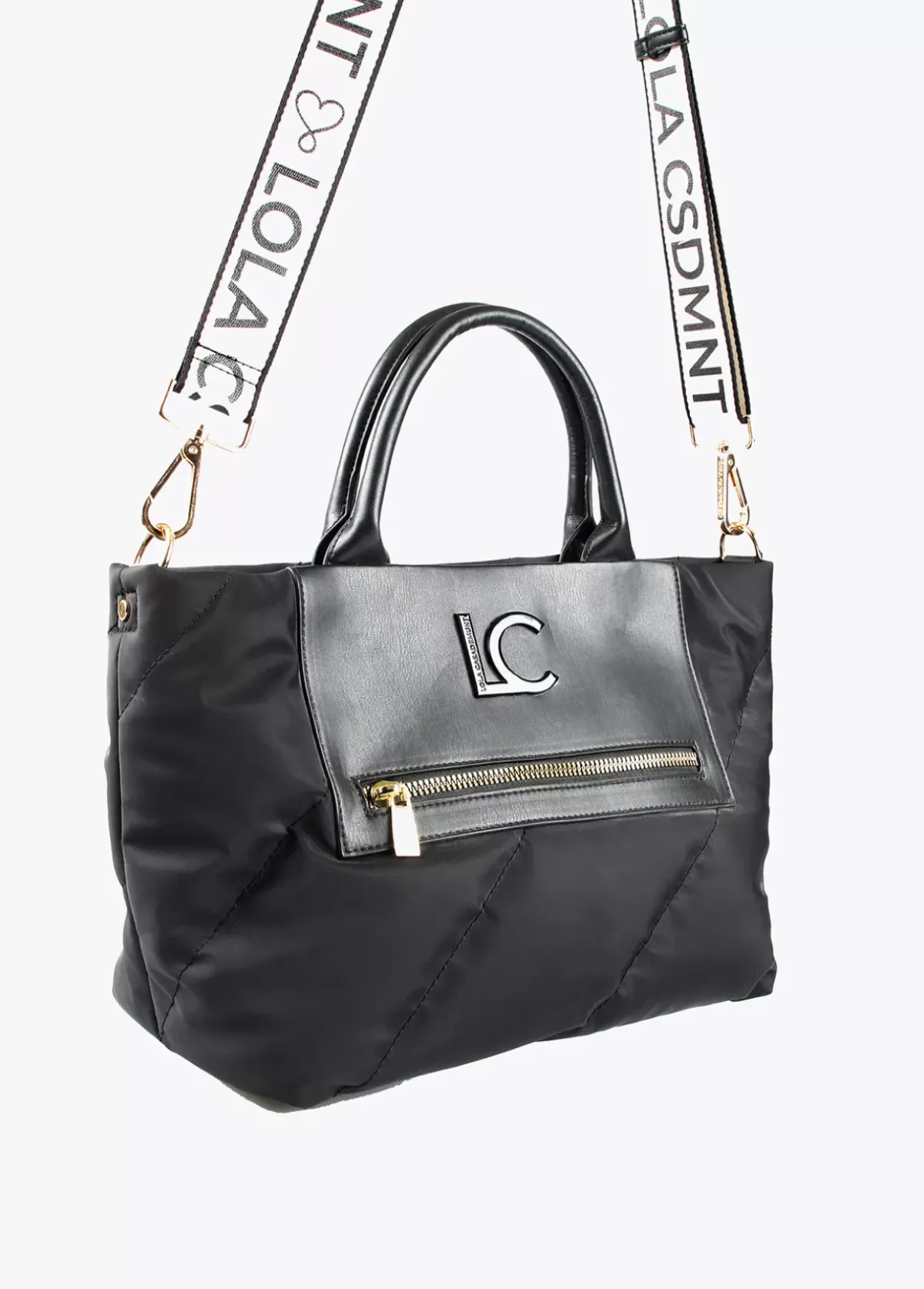 Outlet Bolso tipo shooper acolchado Bolsos