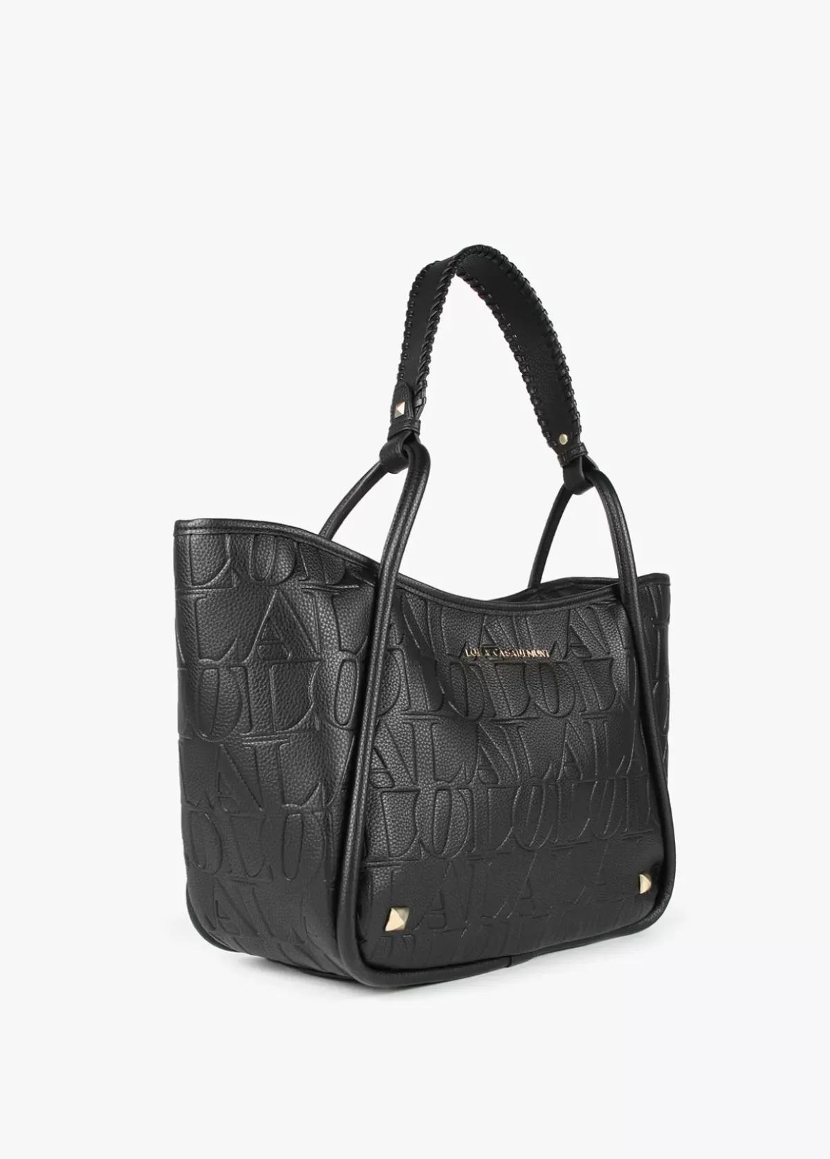 Bolso tipo shopper grabado Bolsos