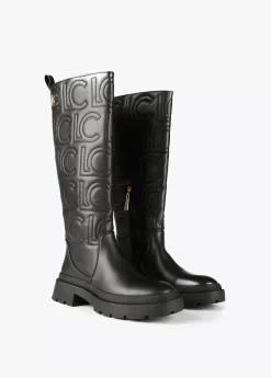 Online Bota alta logotipada |  COLECCIÓN LOLA | Lola Casademunt Botas Y Botines