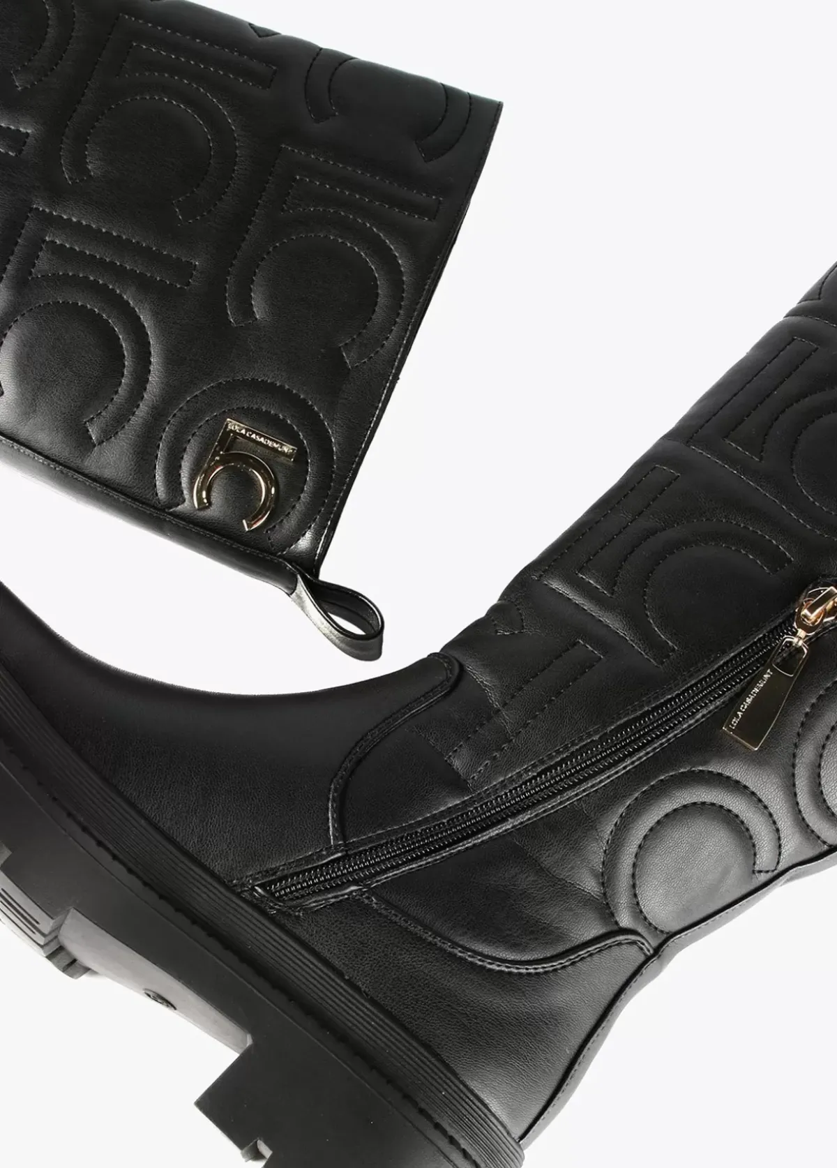 Online Bota alta logotipada |  COLECCIÓN LOLA | Lola Casademunt Botas Y Botines