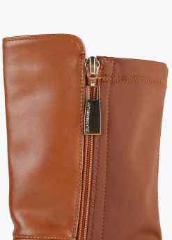 Outlet Botin media caña dos tejidos | Calzado | Lola Casademunt Botas Y Botines