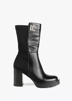 Hot Botin media caña dos tejidos |  Calzado | Lola Casademunt Botas Y Botines