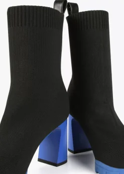 Online Botín calcetín con suela track Botas Y Botines