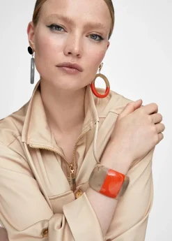 Sale Brazalete rí­gido bicolor Bisuteria