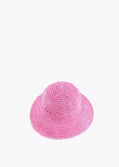 Online Bucket efecto ráfia y crochet Accesorios|Baño