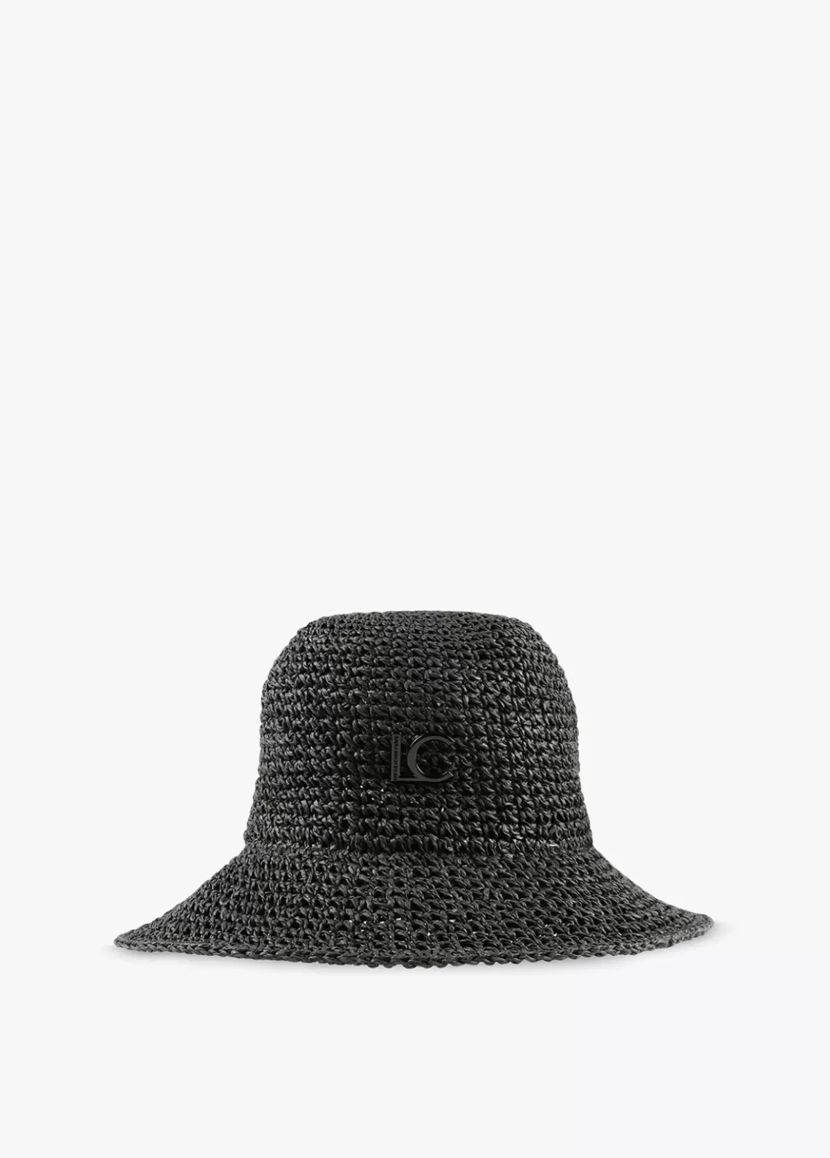 New Bucket efecto ráfia y crochet Accesorios|Baño