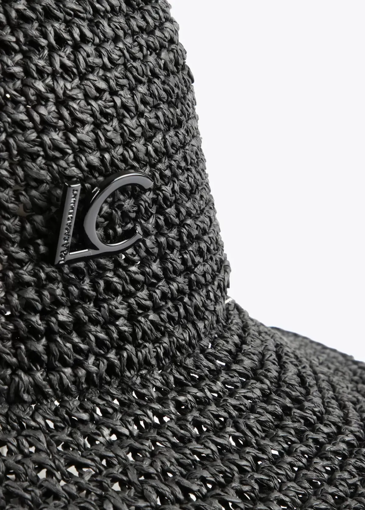 New Bucket efecto ráfia y crochet Accesorios|Baño