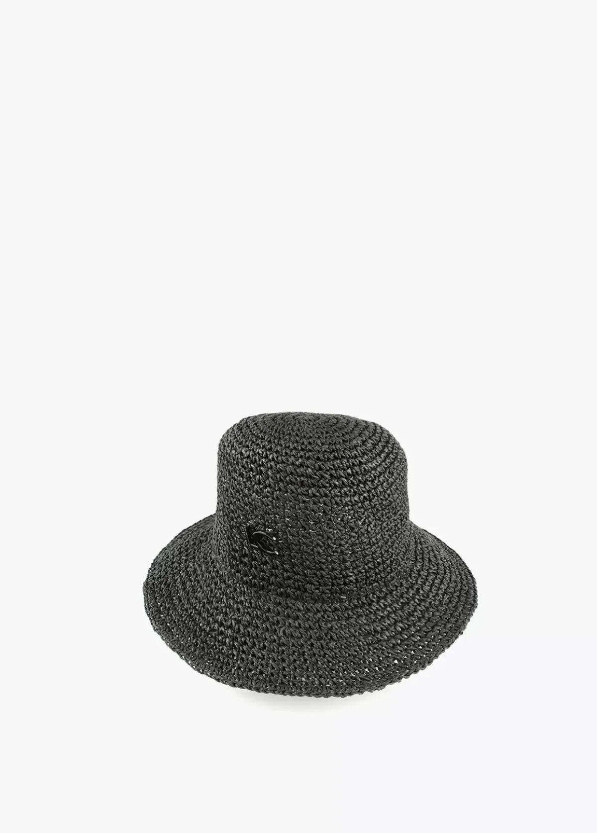 New Bucket efecto ráfia y crochet Accesorios|Baño