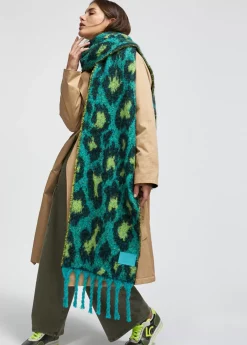 Bufanda animal print y flecos Otros Complementos|Bufandas Y Pañuelos