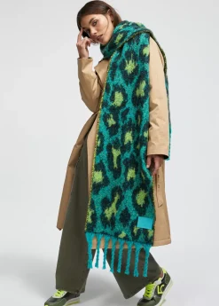 Bufanda animal print y flecos Otros Complementos|Bufandas Y Pañuelos