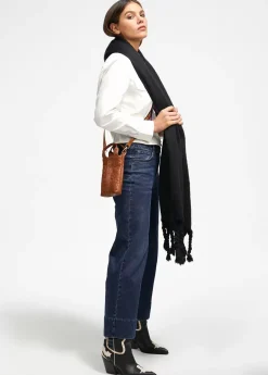 Hot Bufanda con flecos trenzados Bufandas Y Pañuelos