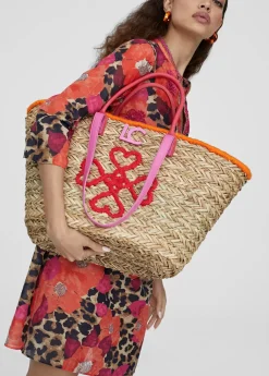 Hot Caftan corto estampado Baño