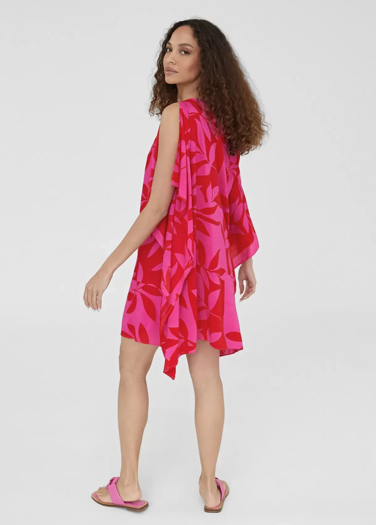 New Caftan corto estampado Baño