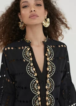 New Caftan largo bordado Baño