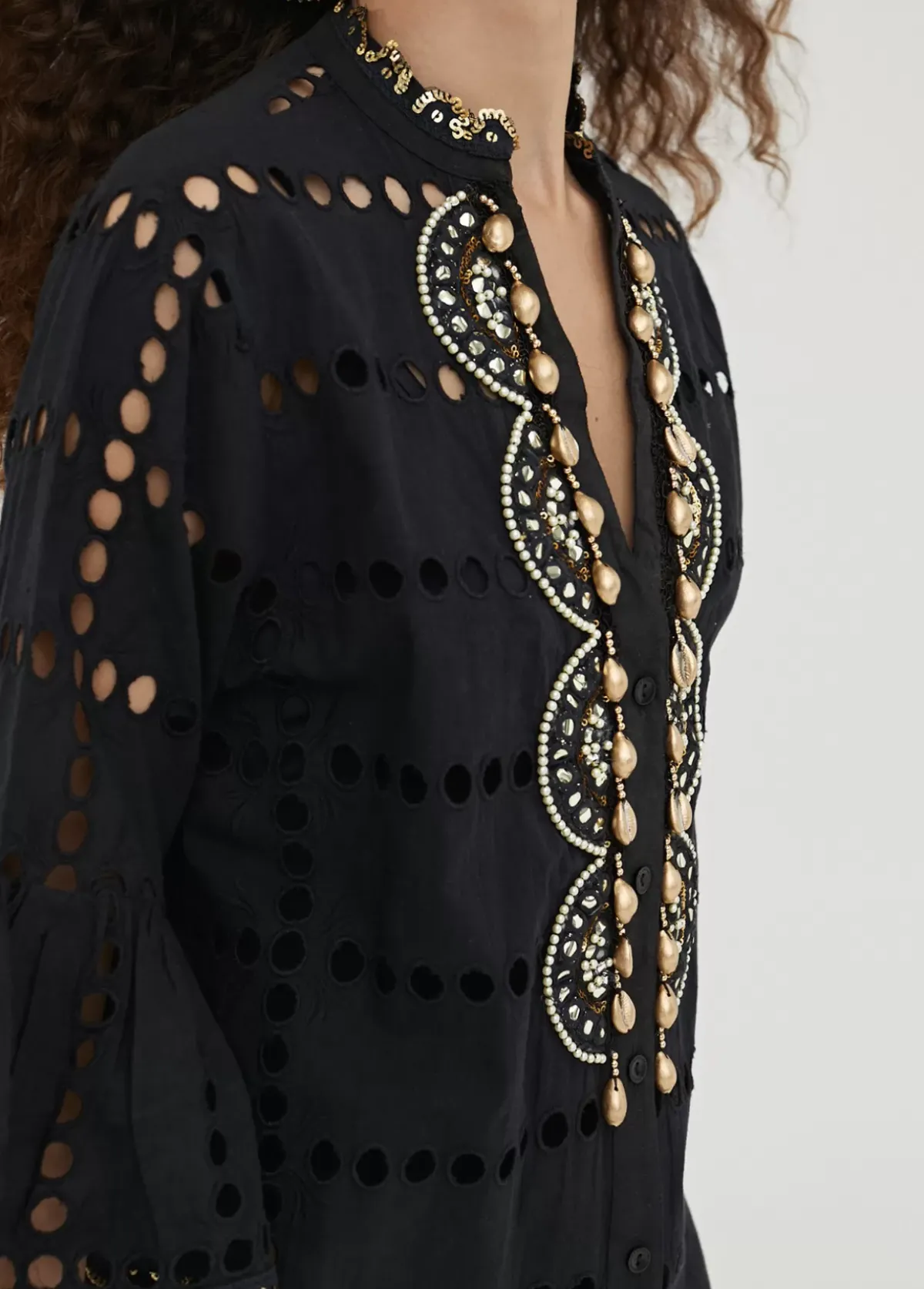 New Caftan largo bordado Baño