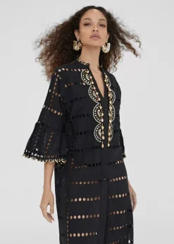 New Caftan largo bordado Baño