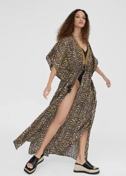 Caftan largo estampado Baño