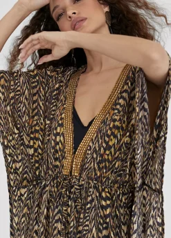 Caftan largo estampado Baño