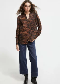 Outlet Camisa animal print Animal Print|Camisas Y Blusas