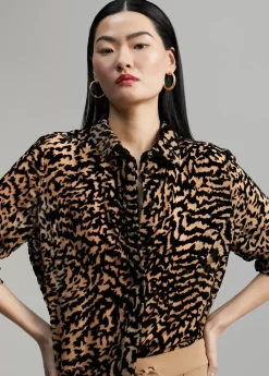 Discount Camisa animal print Animal Print|Camisas Y Blusas
