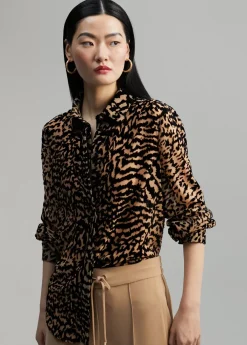 Discount Camisa animal print Animal Print|Camisas Y Blusas