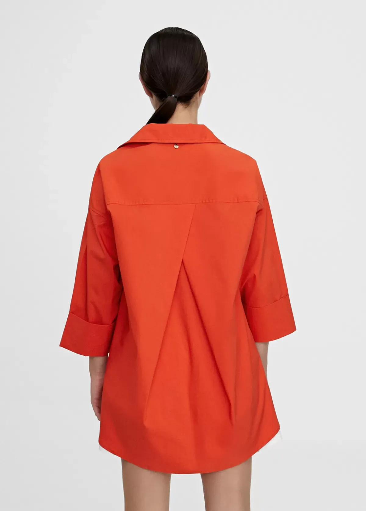 Clearance Camisa basica de algodón Camisas Y Blusas